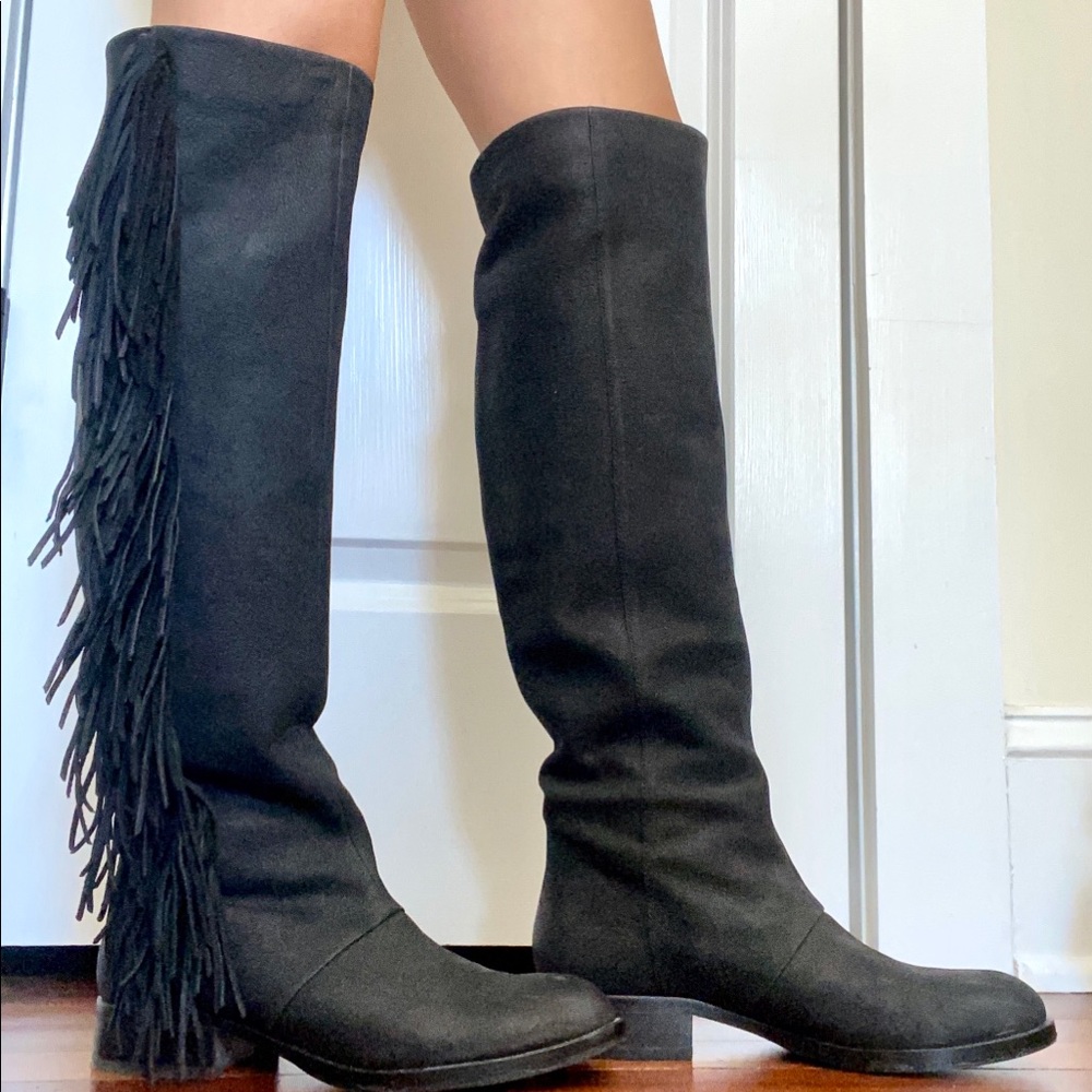 Sam Edelman Josephine Fringe Knee Boots